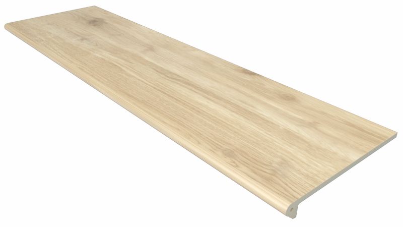 Peldano Redondo Roble Liso 33x120